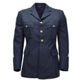 Chaqueta de vestir original del desfile militar de la RAF británica, azul marino formal vintage