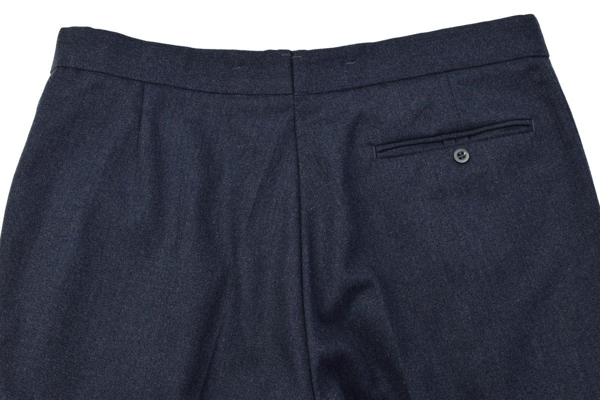 Pantalones de vestir originales de la RAF británica No. 1 con pierna recta y cremallera Fly Parade Blue