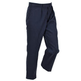 Pantalones de vestir originales de la RAF británica No. 1 con pierna recta y cremallera Fly Parade Blue