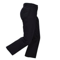 Pantalones de vestir de lana para hombre No.1B de la Marina Real Británica original, negro formal