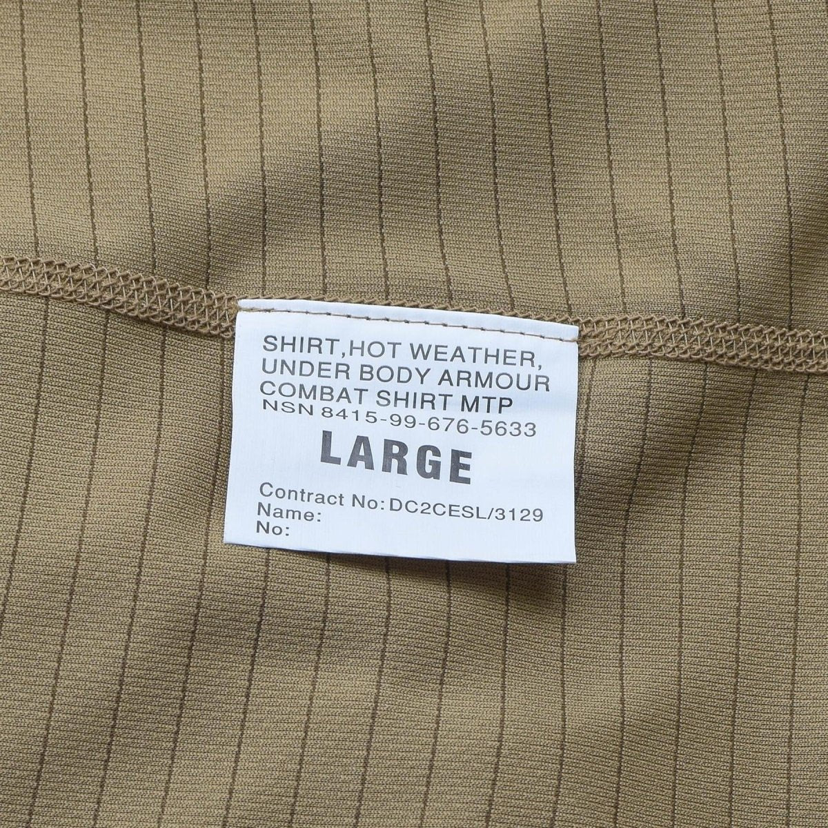 British British Under Body Shirt UBAC MTP CAMO CUESSO MILITAR NUEVO