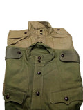 Ejército búlgaro original Olive Camiseta Camisa de camisa Combate Manga larga militar