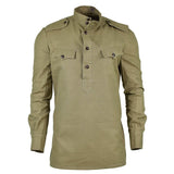 Ejército búlgaro original Olive Camiseta Camisa de camisa Combate Manga larga militar