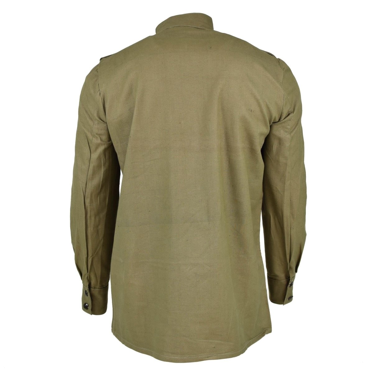 Ejército búlgaro original Olive Camiseta Camisa de camisa Combate Manga larga militar