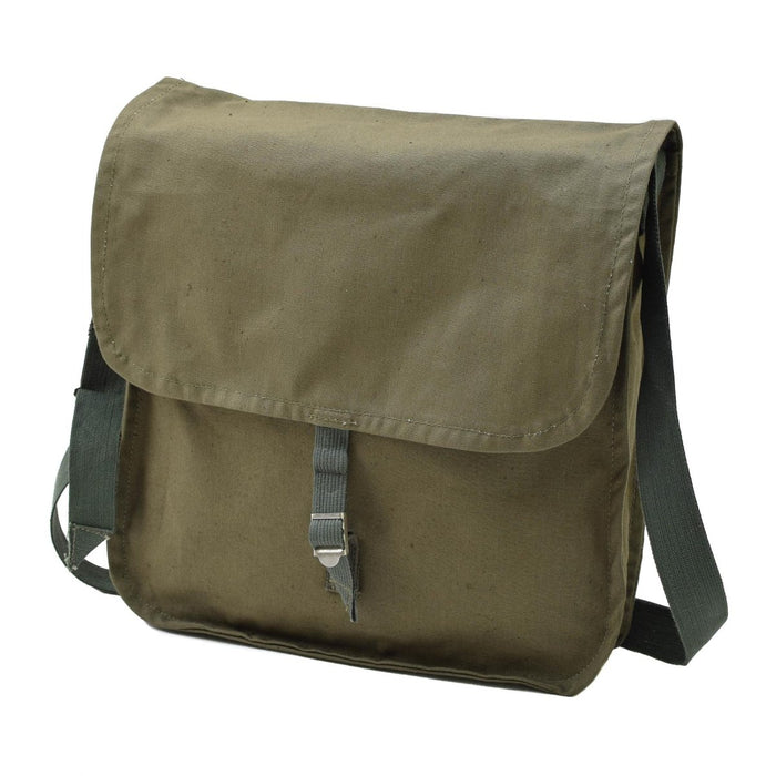 Bolso bandolera original del ejército búlgaro color oliva con correa ajustable para viajes al aire libre NUEVO - GoMilitar