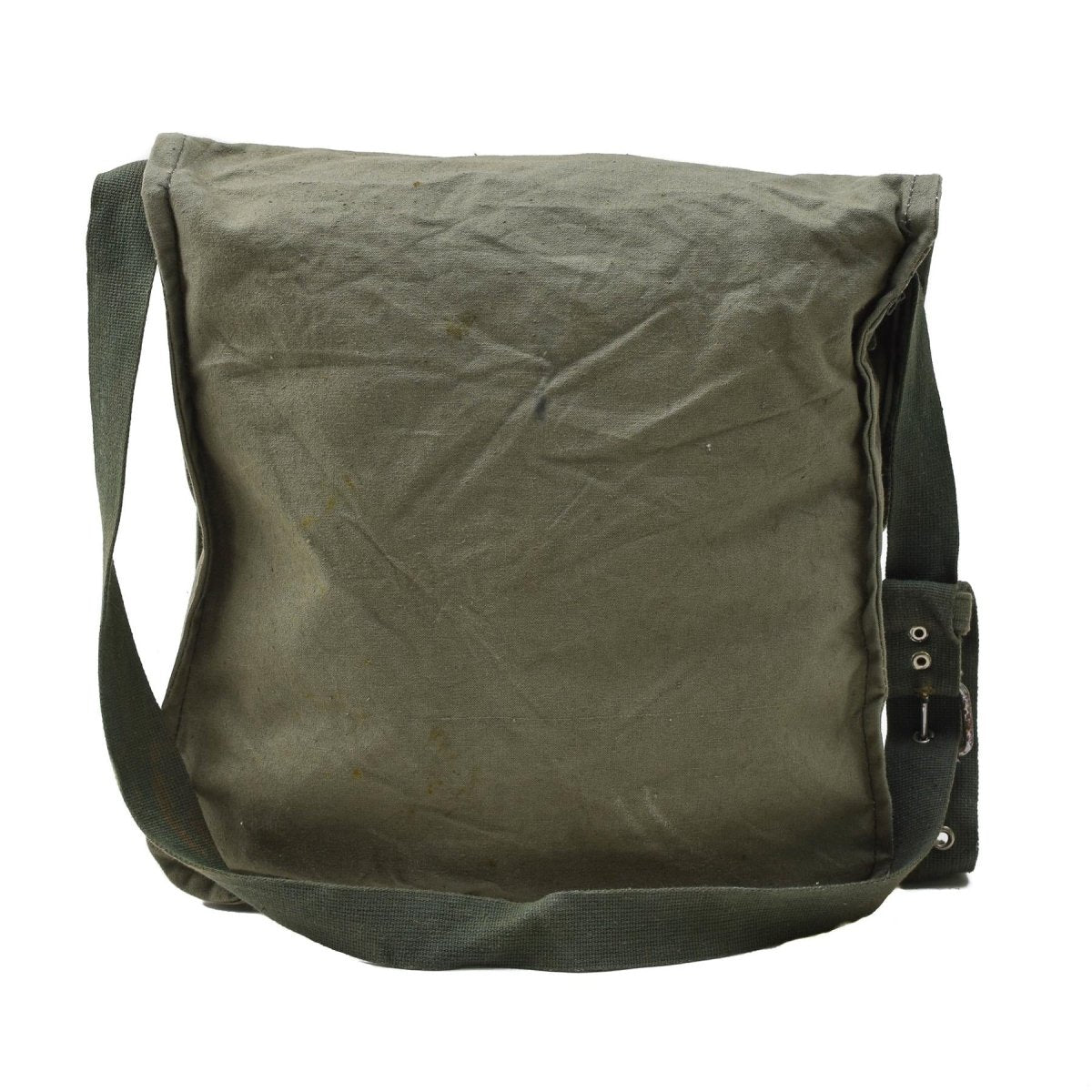 Bolso de hombro de oliva militar búlgaro original correa ajustable viajes al aire libre