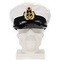 Oficiales del ejército alemán original de BW CAP CAP FORAGE DE VISIÓN HABE PIECHO ARMAJA NAVAL