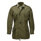 Chaqueta de campo original del ejército canadiense Combat 1981 Excedente militar Verde oliva