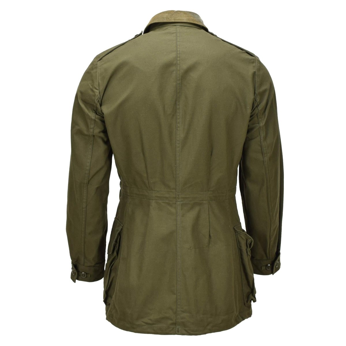 Chaqueta de campo original del ejército canadiense, excedente militar de combate, verde oliva