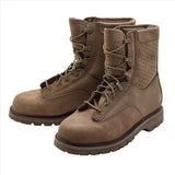 Botas de combate de cuero originales del ejército canadiense excedente militar transpirable marrón
