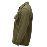 Chaqueta de campo de lana del ejército canadiense original Vintage excedente militar oliva
