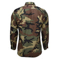 Camisa de número militar croata original Cotton Bdu Woodland Camo Ejército Exclamación Nuevo