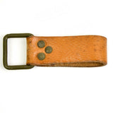 Original CZ ejército checo marrón cuero cinturón tirantes correas 3 piezas