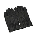 Guantes de cuero de combate del ejército checo original. Cuero negro genuino nuevo
