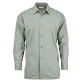 Camisa de vestir del ejército checo original oliva oliva botón de manga larga arriba excedente militar nuevo