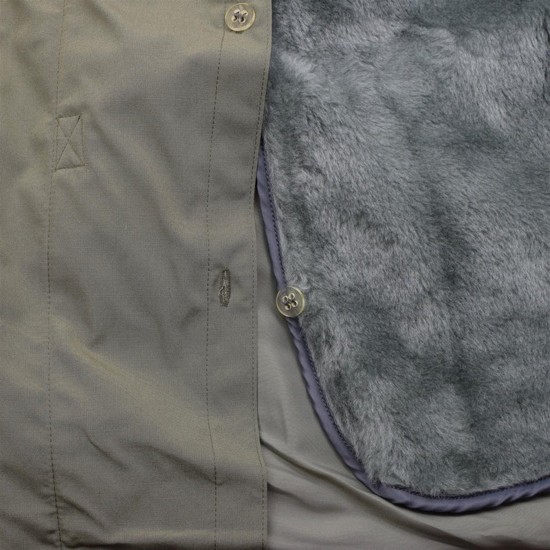 Original del ejército checo Campo Parka M85 Ejército Problema de invierno Olive Winter W Lining Nuevo