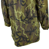 Combate militar del ejército checo original CZ 95 Jacket de campo de camuflaje Parka encapuchado
