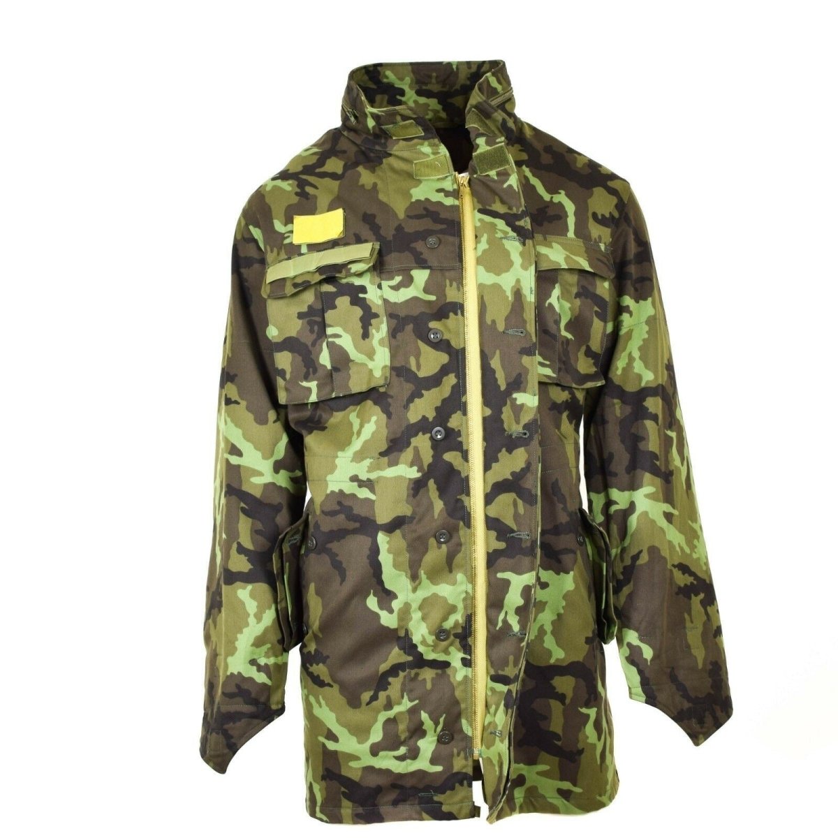 Combate militar del ejército checo original CZ 95 CAMO CAMPO DE CAMPO PARKA NUEVO