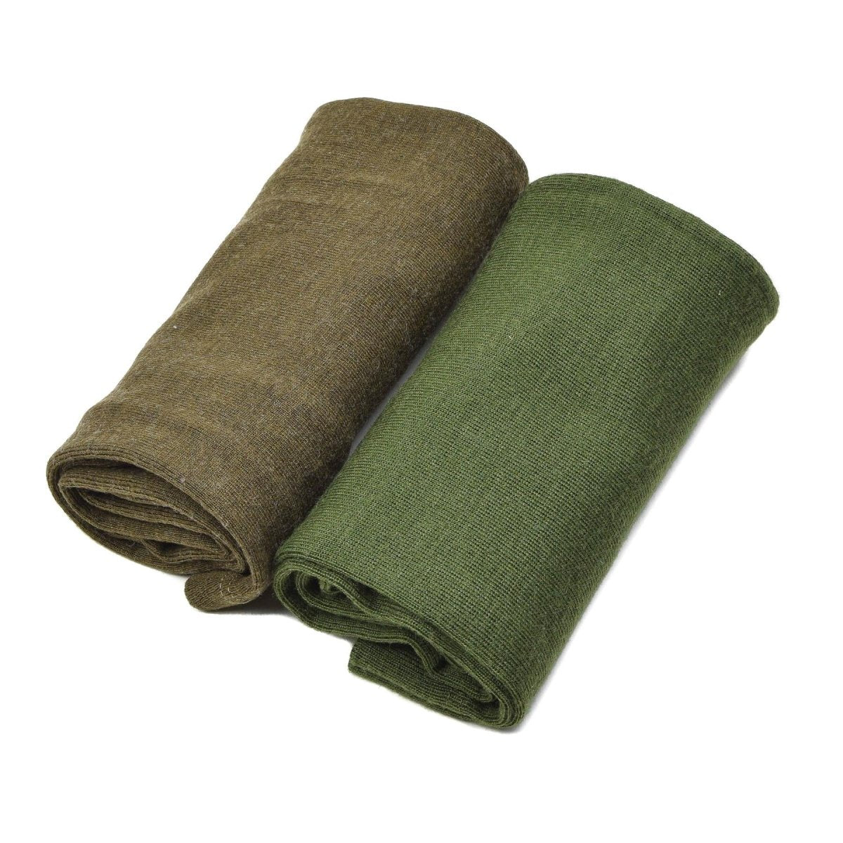 Bufanda original del ejército checo. Tubo de emisión del ejército bufanda marrón nuevo lote de 2pcs