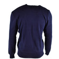 Sétero original del ejército checo Jumper lana azul de lana en V excedente militar nuevo