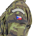 Tropas del ejército checo original chaqueta de campo Patrón de camuflaje de camuflaje Parka Excedente militar