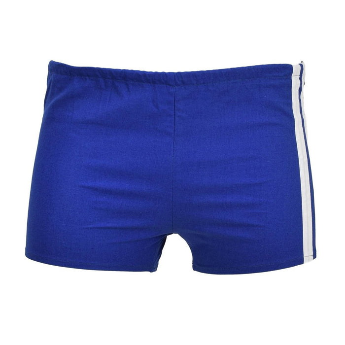 Pantalón corto deportivo checo original azul militar para hombre cintura elástica NUEVO - GoMilitar