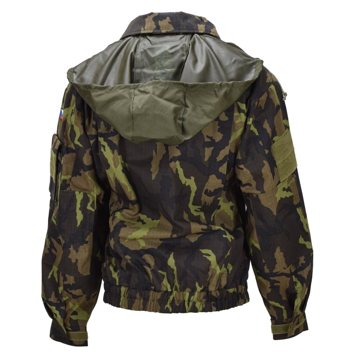 Chaqueta de combate militar checa original polialgodón VZ95 camuflaje