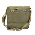 Bolsita de hombro de máscara de gas militar checa original lienzo verde