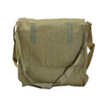 Bolsita de hombro de máscara de gas militar checa original lienzo verde