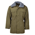 Chaqueta militar checa original Parka M85 W Liner con capucha Long Hem Army Olive