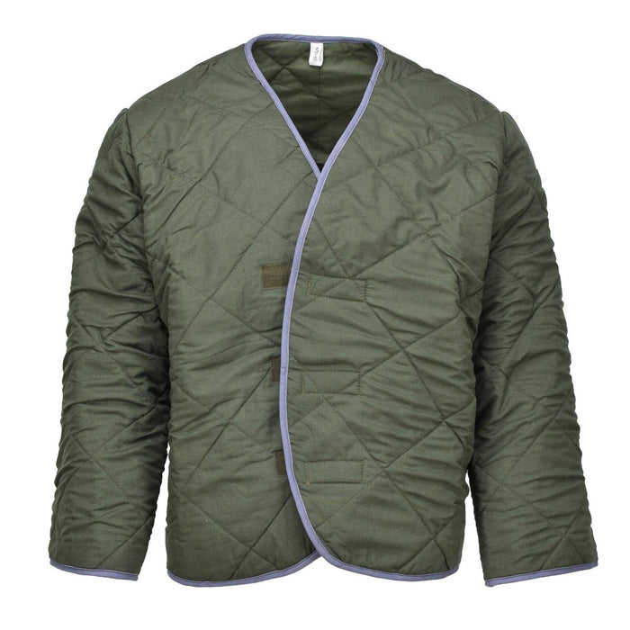 Original checo militar oliva forro térmico chaqueta forro cálido clima frío NUEVO - GoMilitar