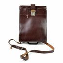 Original de la bolsa del hombro militar checo Mapa del mapa del documento del documento Brown