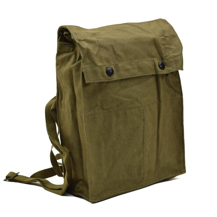 Original Czech Military Shoulder Bag Vintage Practical Flap Snap Buttons Olive - GoMilitar