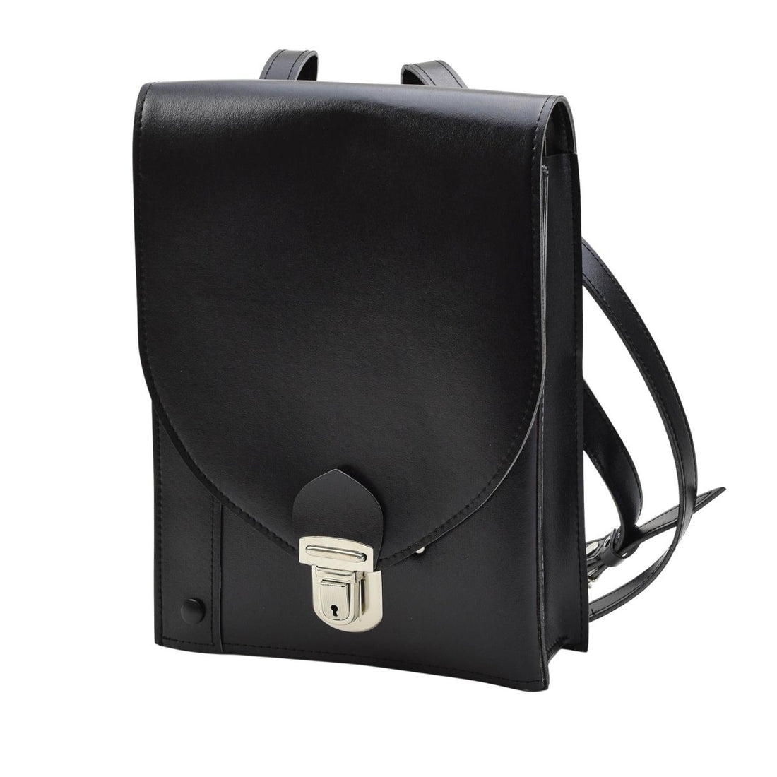 Bolso bandolera original de la policía checoslovaca para documentos de piel sintética negro