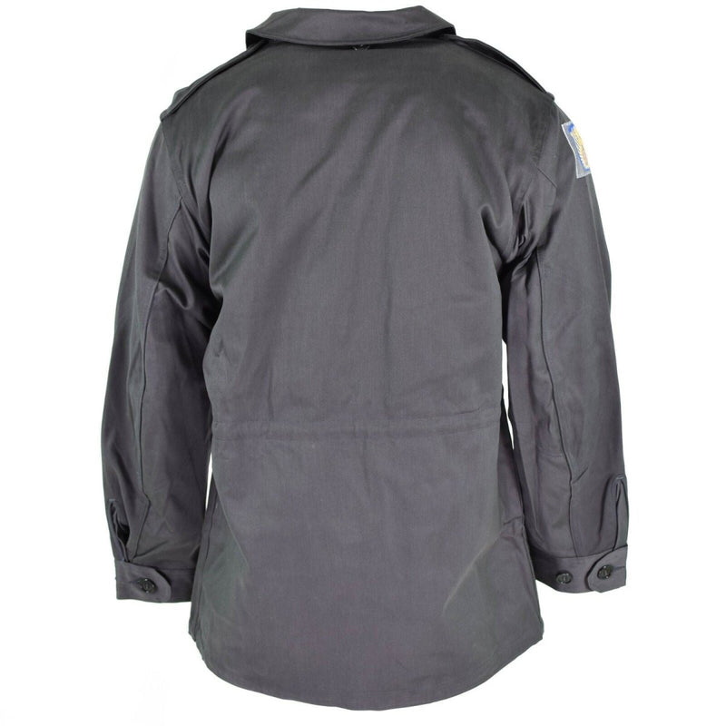 Chaqueta de combate del ejército danés original M71 Dinamarca Militar Grey Field Excedente
