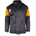 Chaqueta de combate del ejército danés original M84 Dinamarca de defensa civil Gray Field Excedente