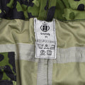 Pantalones de lluvia del ejército danés original CAMO M84 Táctico impermeable Combate Combate NUEVO