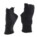 Guantes negros militares daneses originales más cálidos sin dedo sin deslizamiento del ejército de palma de palma nueva