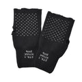 Guantes negros militares daneses originales más cálidos sin dedo sin deslizamiento del ejército de palma de palma nueva