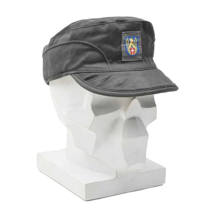 Gorra militar danesa original del ejército gris orejeras plegables ligeras vintage NUEVO - GoMilitar