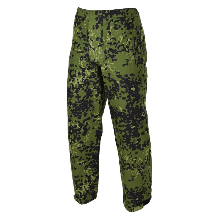 Pantalones de lluvia de camuflaje M84 militares daneses originales pantalones de combate de campo impermeables - GoMilitar