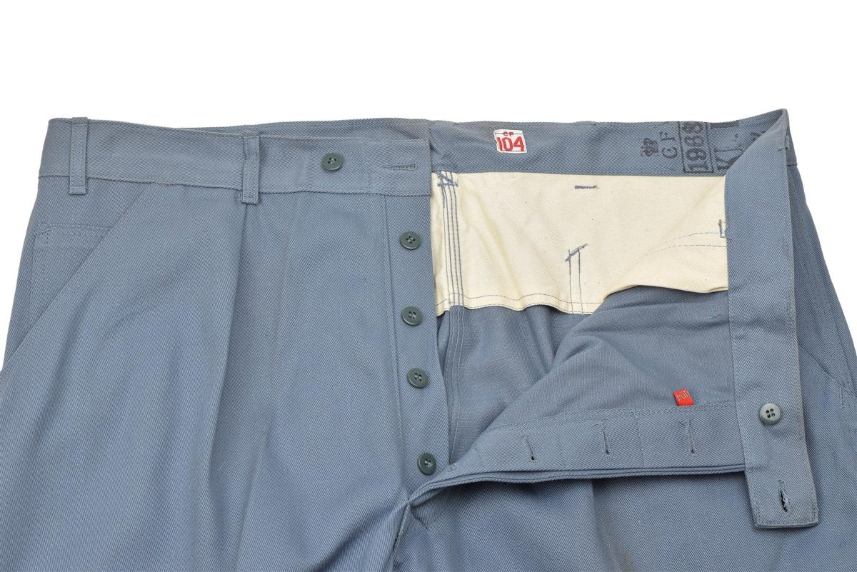 Pantalones militares daneses originales Pantalones informales del ejército del ejército Dinamarca Azules nuevos