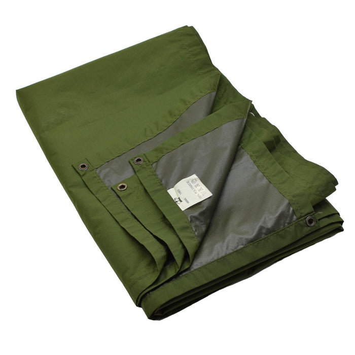 Lona Impermeable Militar Danesa Original Poliamida 175x275cm Verde - GoMilitar