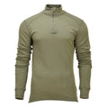 Camiseta interior original del ejército holandés con cuello alto y aislamiento térmico, color verde oliva