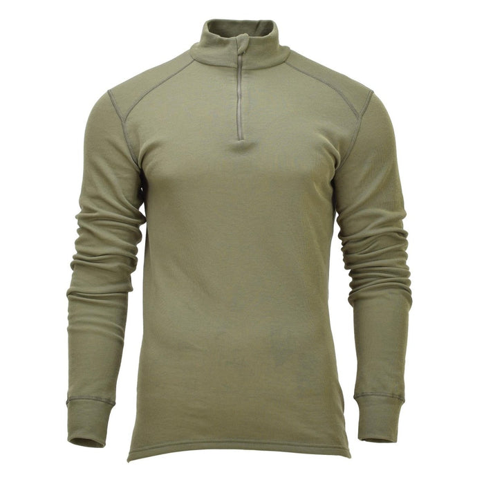 Camisetas interiores originales del ejército holandés con cuello alto y aislamiento térmico en color oliva - GoMilitar