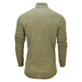 Camiseta interior original del ejército holandés con cuello alto y aislamiento térmico, color verde oliva