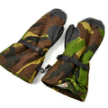 Original del ejército holandés DPM Woodland Camo Mittens. Guantes militares de los Países Bajos