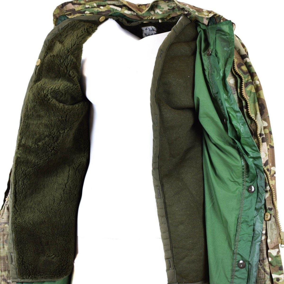NUEVA Liner de parka de parka de parka de parka de stop de campo de ejército holandés original