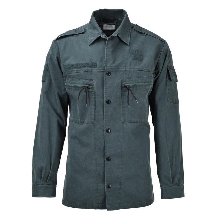 Camisas originales de manga larga verde militar holandés pesadas tácticas transpirables - GoMilitar