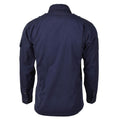 Camisa militar de manga larga uniforme de manga larga uniforme azul de la chaqueta del ejército holandés